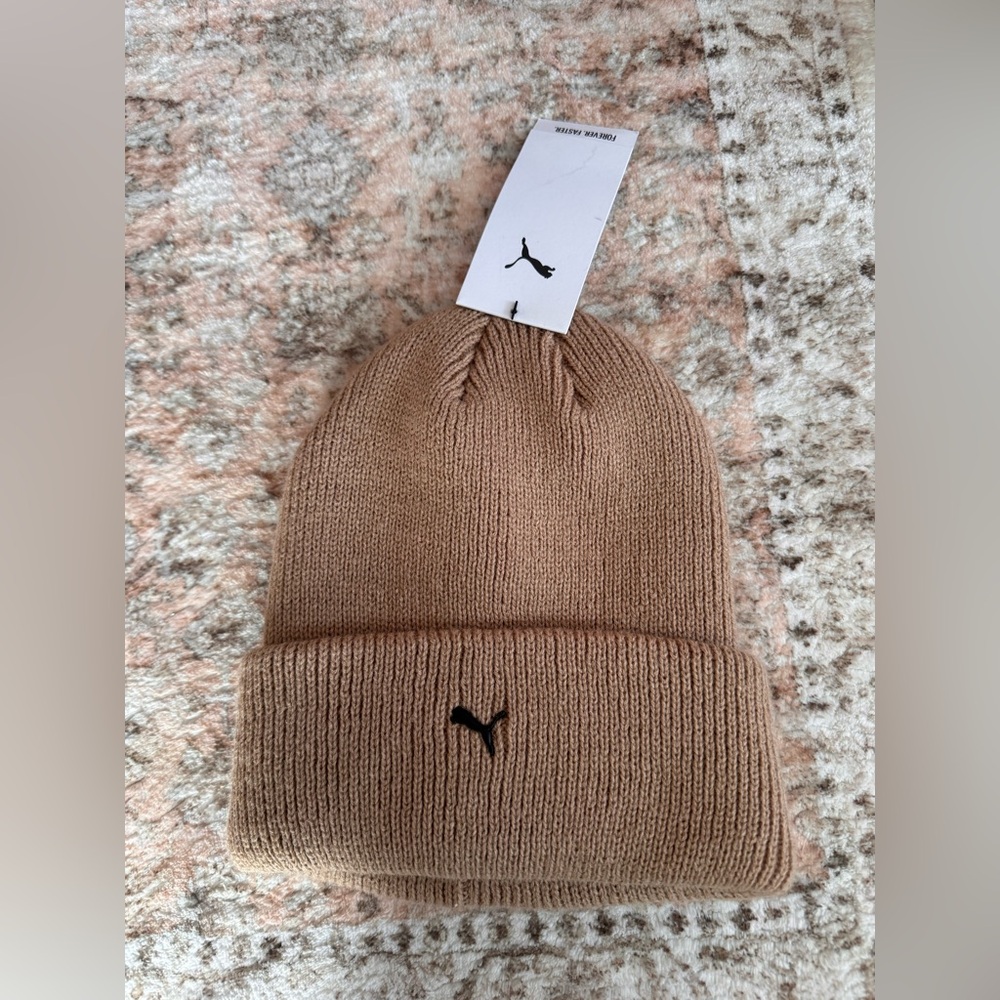 Puma Classic Brown Knit Beanie